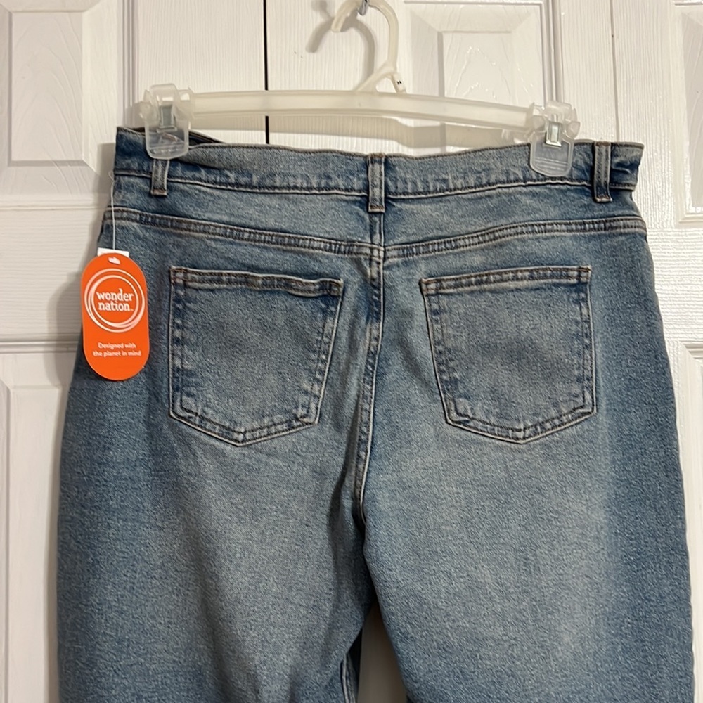 Boys Wonder Nation “Skate Fit” Blue Jeans Size 18 - Picture 8 of 12